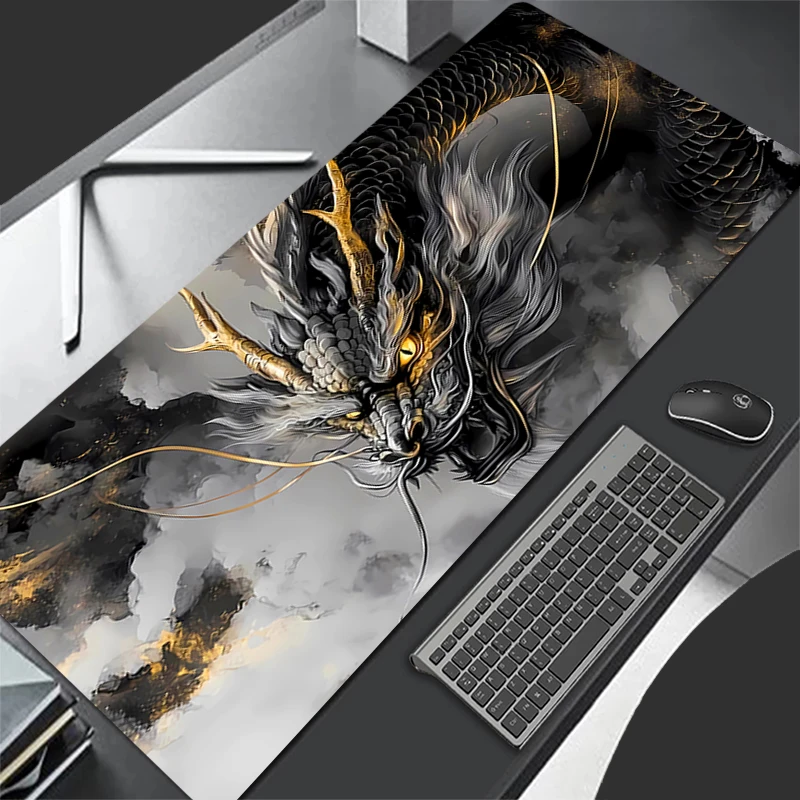 

Dragon Mouse pad large keyboard pad desk pad game player computer desk pad PC carpet Japanese Dragon Chinese Dragon big Mousepad