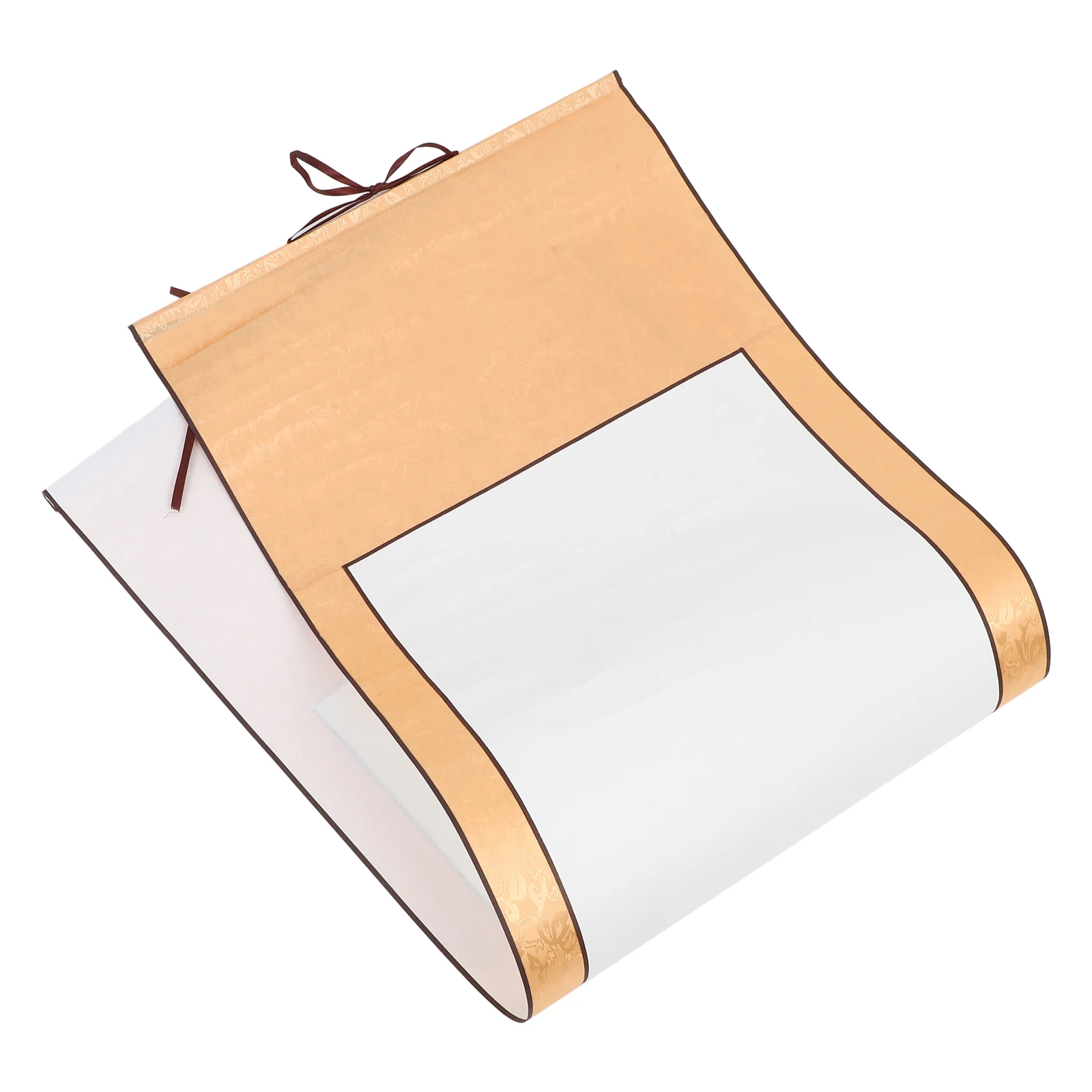 

Rice Paper Scroll Mini China Calligraphy for Painting Blank Handle Hanging Chinese