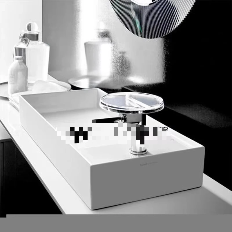 

Disc basin faucet with transparent storage 105mm 311331