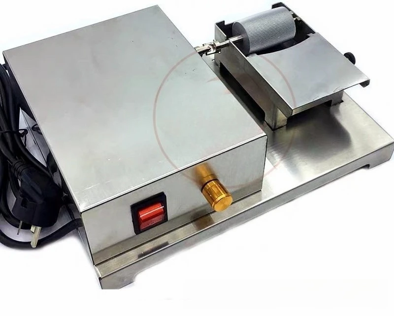 Electric speed regulation stainless steel oil edge machine, leather oil edge box