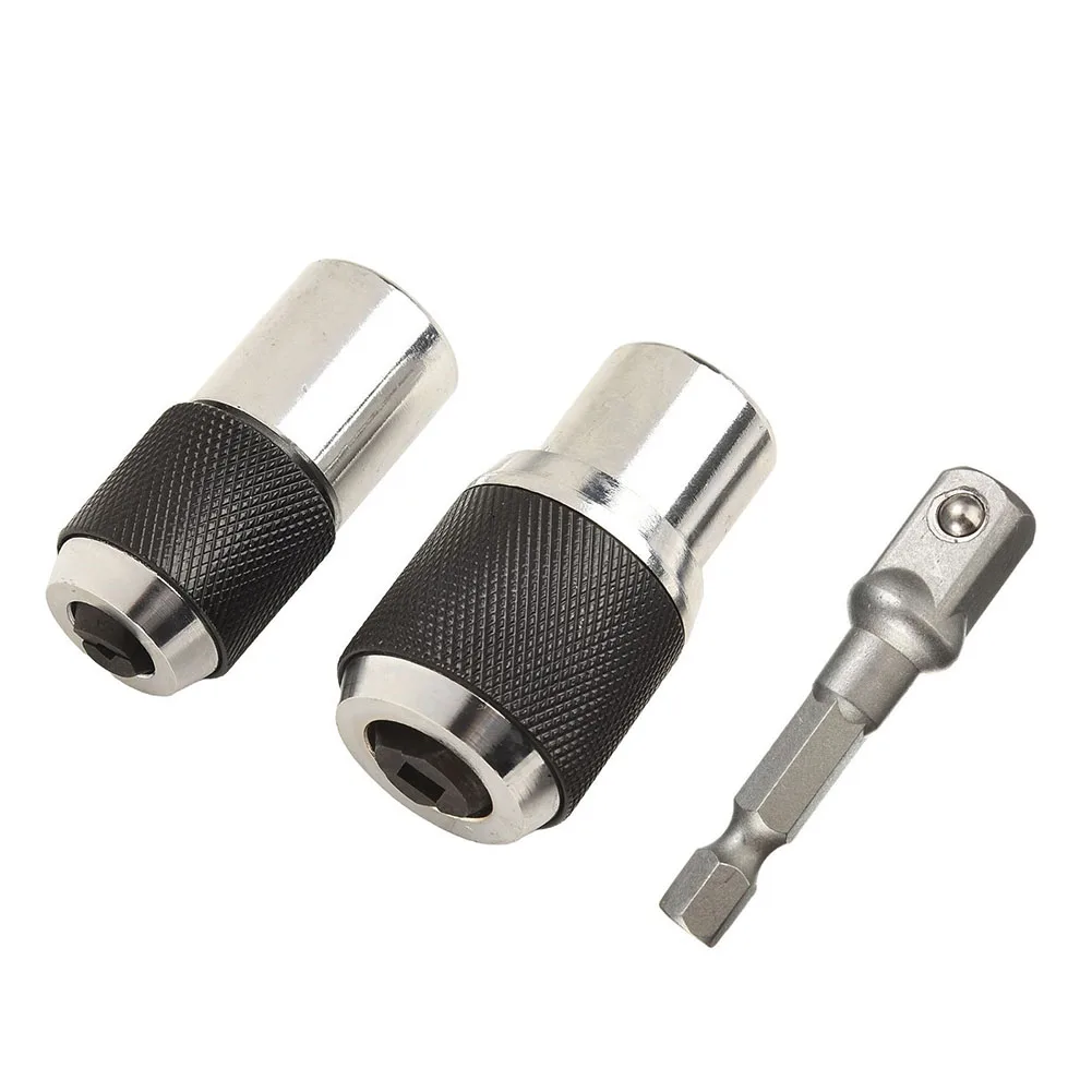 Tap Extractor Tool Tap Wrench Adapter For Automotive Repair Black Silver 3 8inch Ratchet Adapter Three-piece Set
