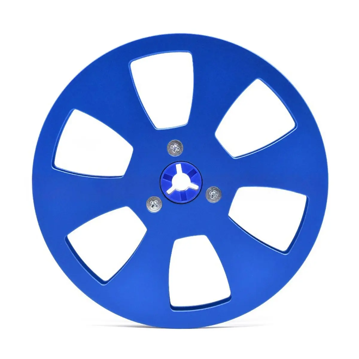 -[T676C Digital]1/4 5inch Blank Tape Reel Aluminum Empty Tape Reel 6 Holes Recording Takeup Reel Opening Machine Part Support A