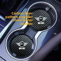 Car accessories Waterproof Coaster Non Slip Water Cup Pad Mat For Mini Cooper R50 R52 R53 R55 R56 R60 R61 F54 F55 F56 Clubman
