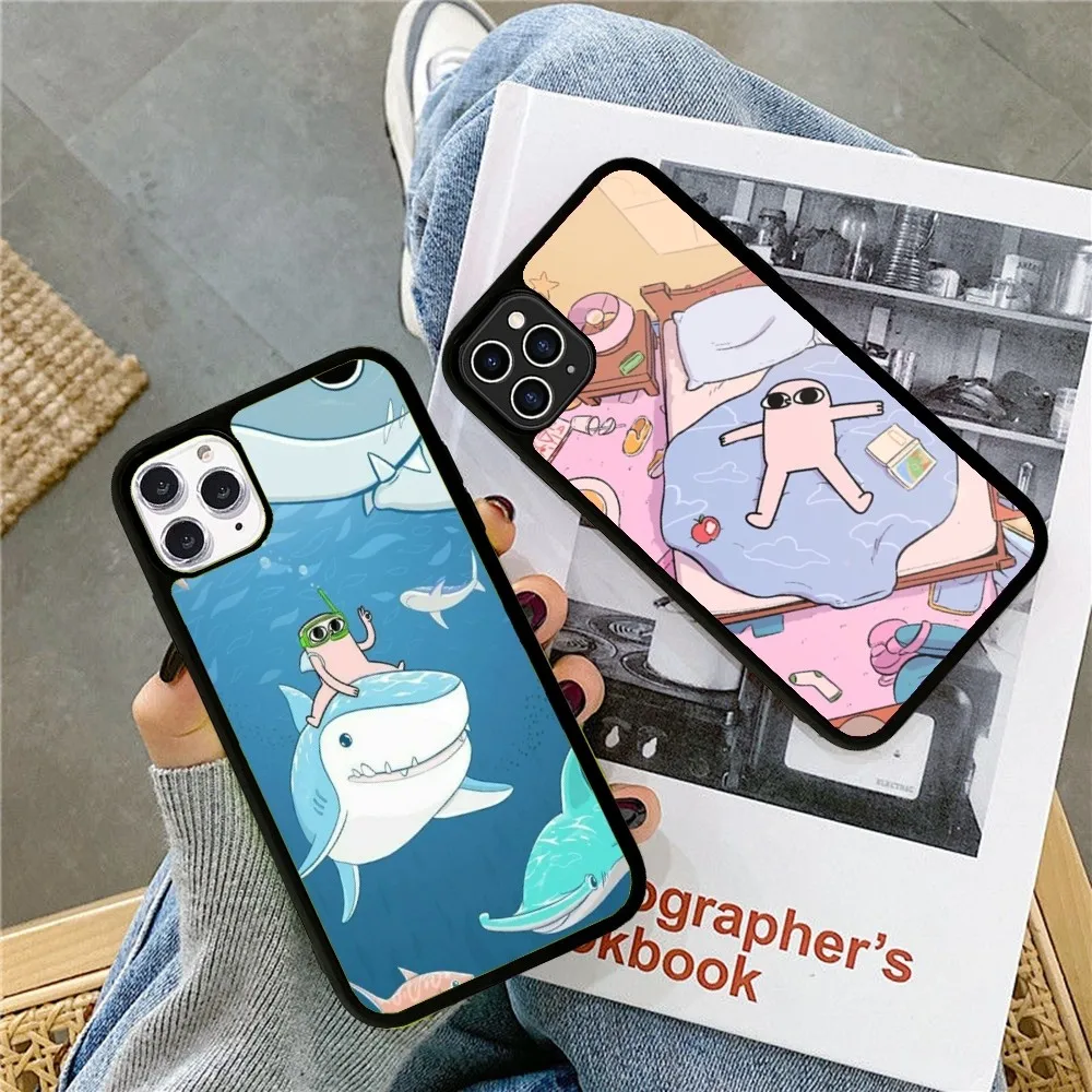 Big Eyes Ketnipz Phone Case Silicone PC+TPU For For iPhone  11 12 13 14 15 16 Plus Pro Max Cover