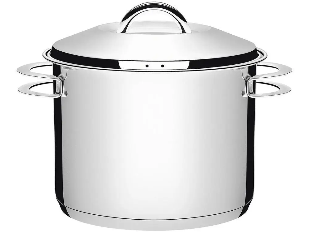 Caldeirão Tramontina Inox 15,7L 28cm com Tampa