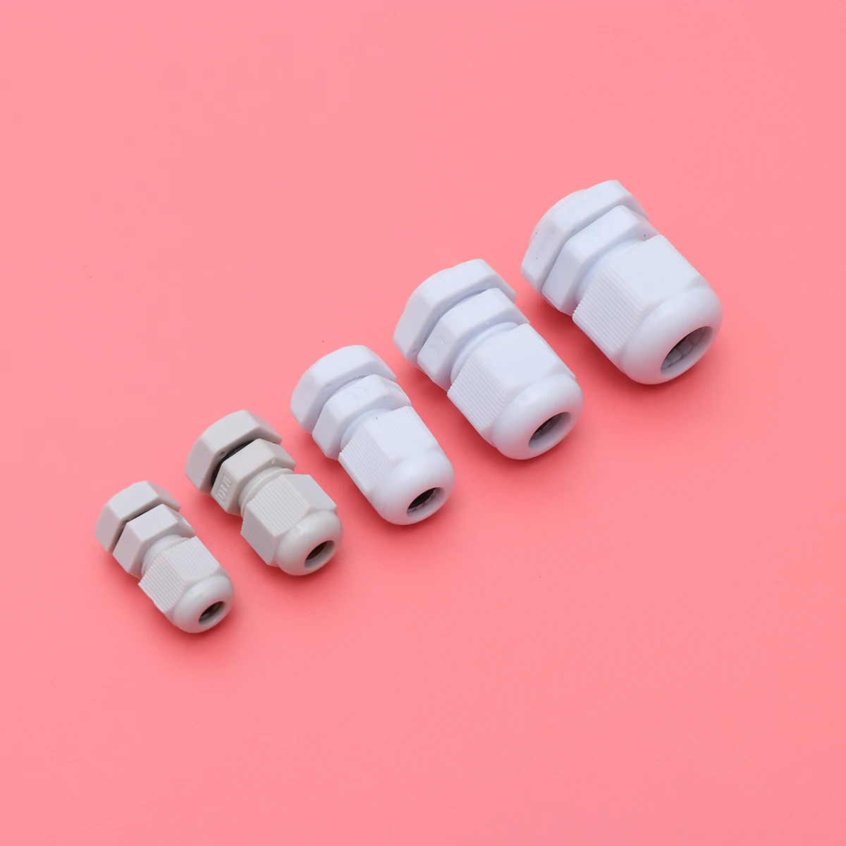 

20Pcs Plastic Cable Gland Connector No Damage to Cables Easy Install Without Disassembly for Machines Electrical Equipment