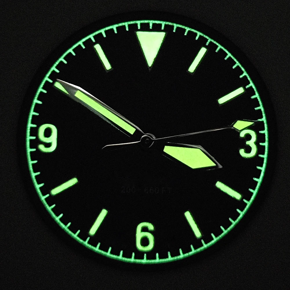 NH35 dial NH36 dial 28.5mm retro dial green luminated dial suitable for NH35 NH36 movement watch accessories