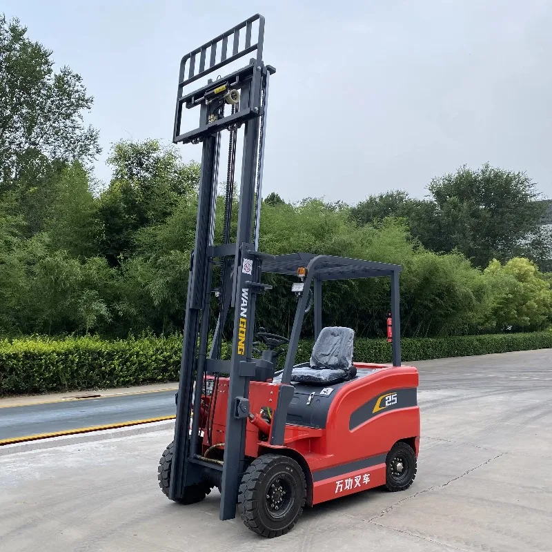 WGZN Powerful 1.5Ton Forklift 5KWAC Motors Logistics Yard Forklift