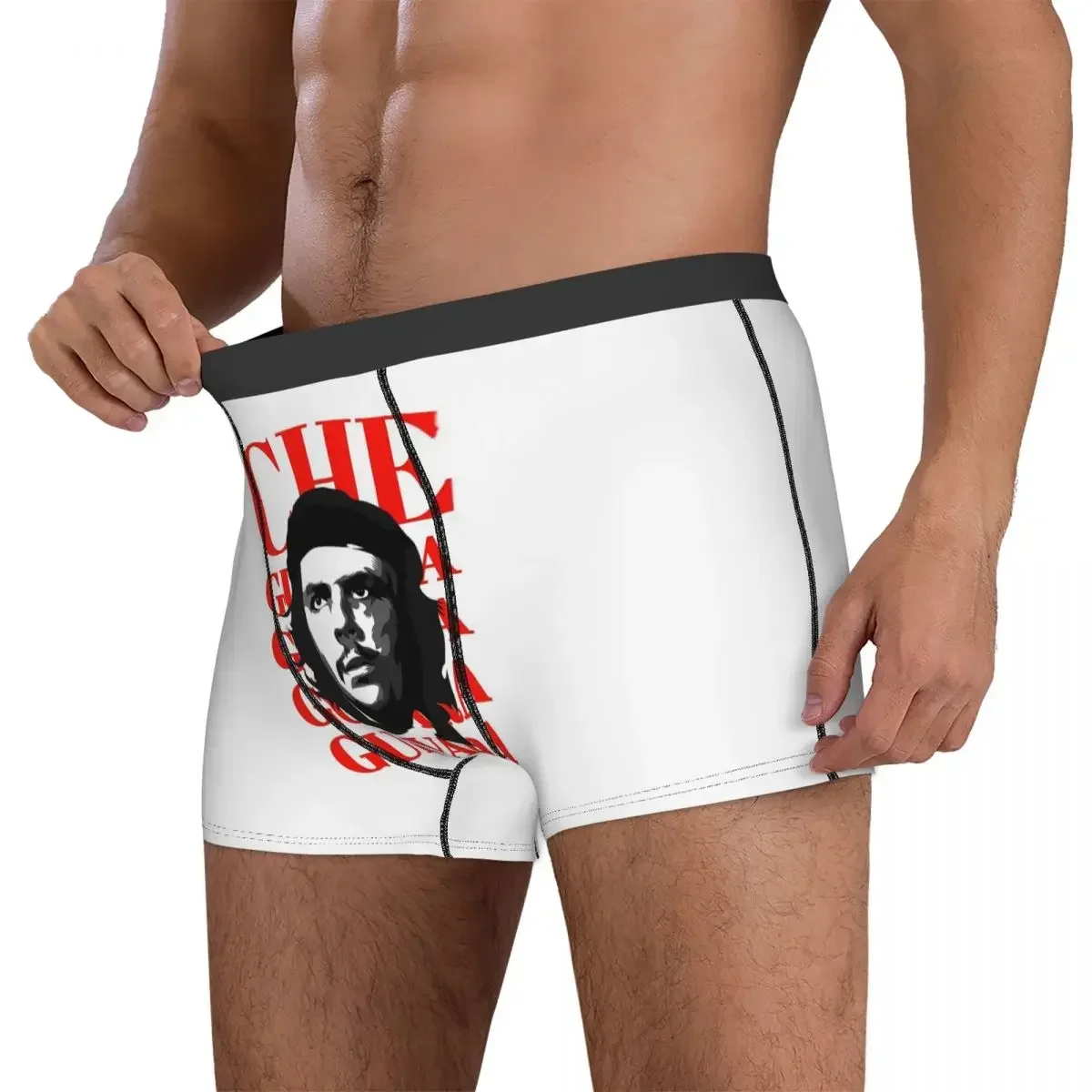 Boxer Underpants Shorts Che Guevara Panties Male Comfortable Underwear for Homme Man Boyfriend Gift