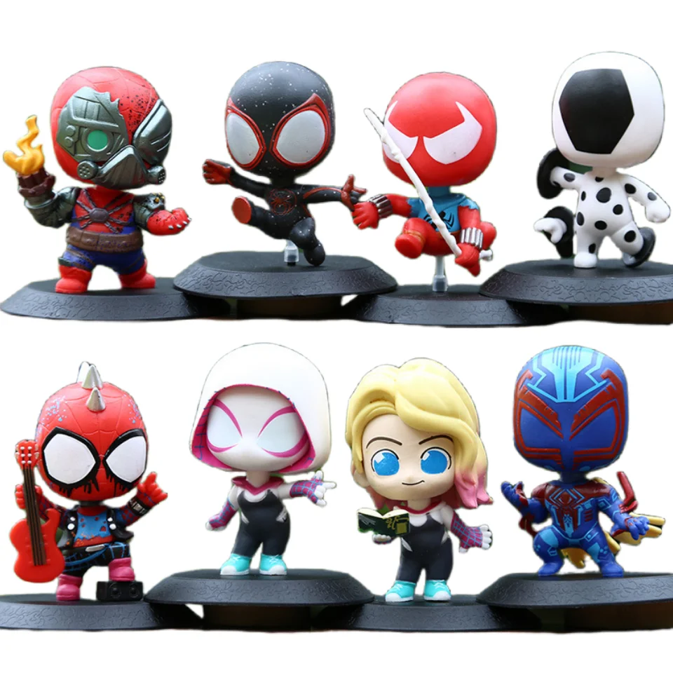 Marvel's Spider-Man Gwen Persönlichkeit hübsches Büromodell kreative Tischdekoration Ornament Spielzeug Kindergeschenke