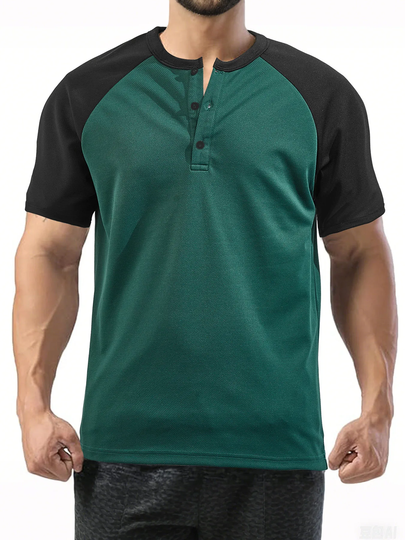 Cross-border Men's Youth Sports Casual Wear Polo Shirt Moisture Wicking Color Matching Short-sleeved Shirt Cw55532