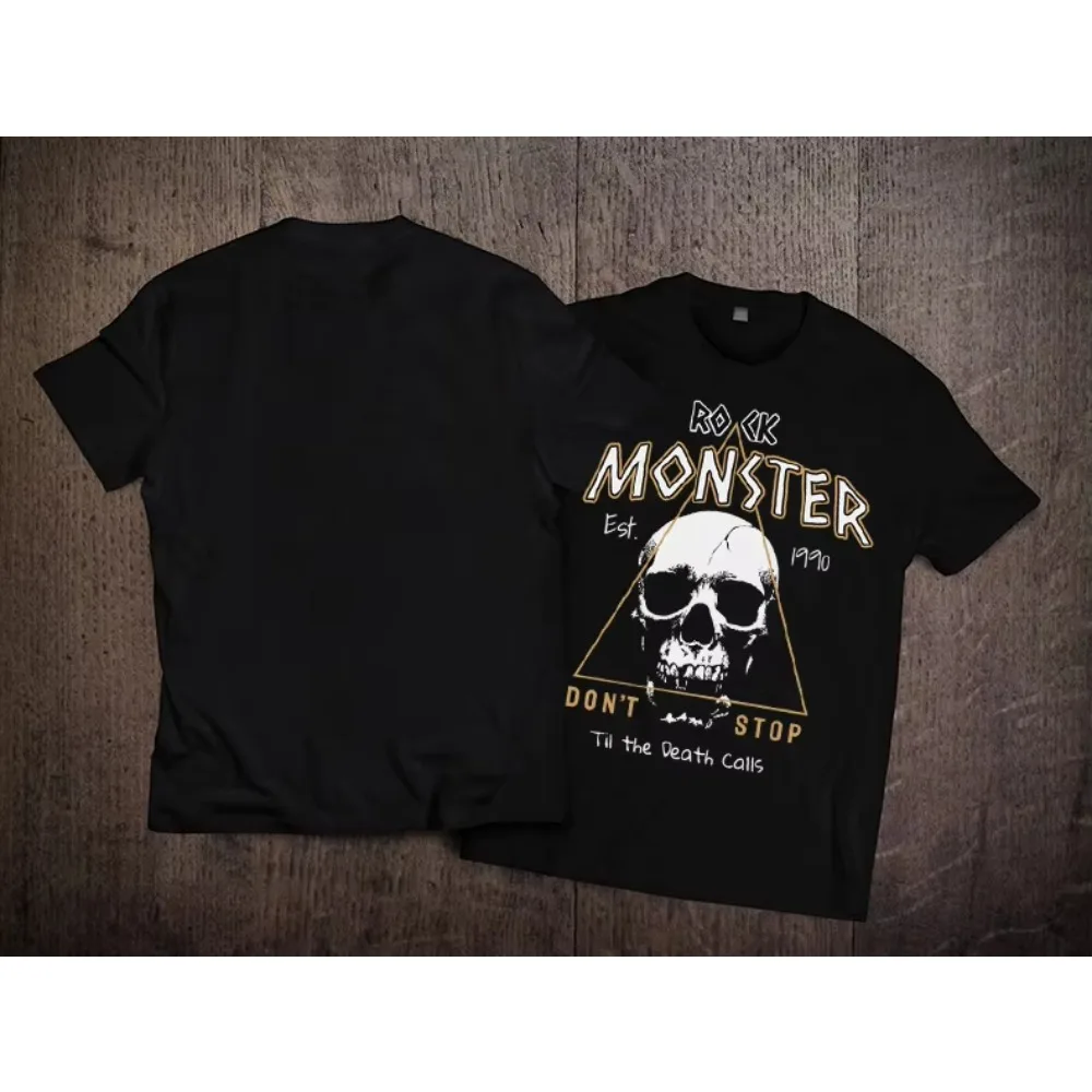 

Летняя тонкая футболка с короткими рукавами, мужская модная брендовая дышащая микроэластичная тренировочная одежда с принтом американского черепа, фитнес