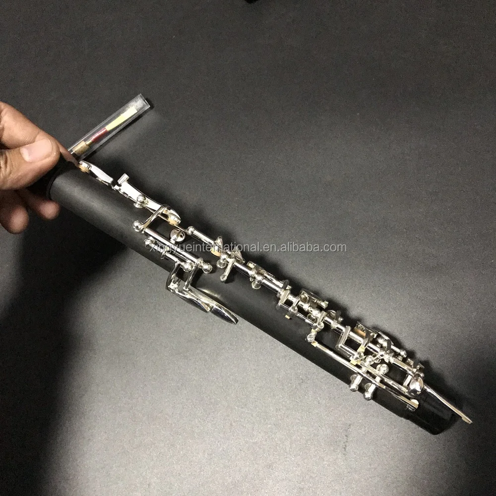 Hooqu シルバーメッキキーウッドコンポジットボディオーボエ