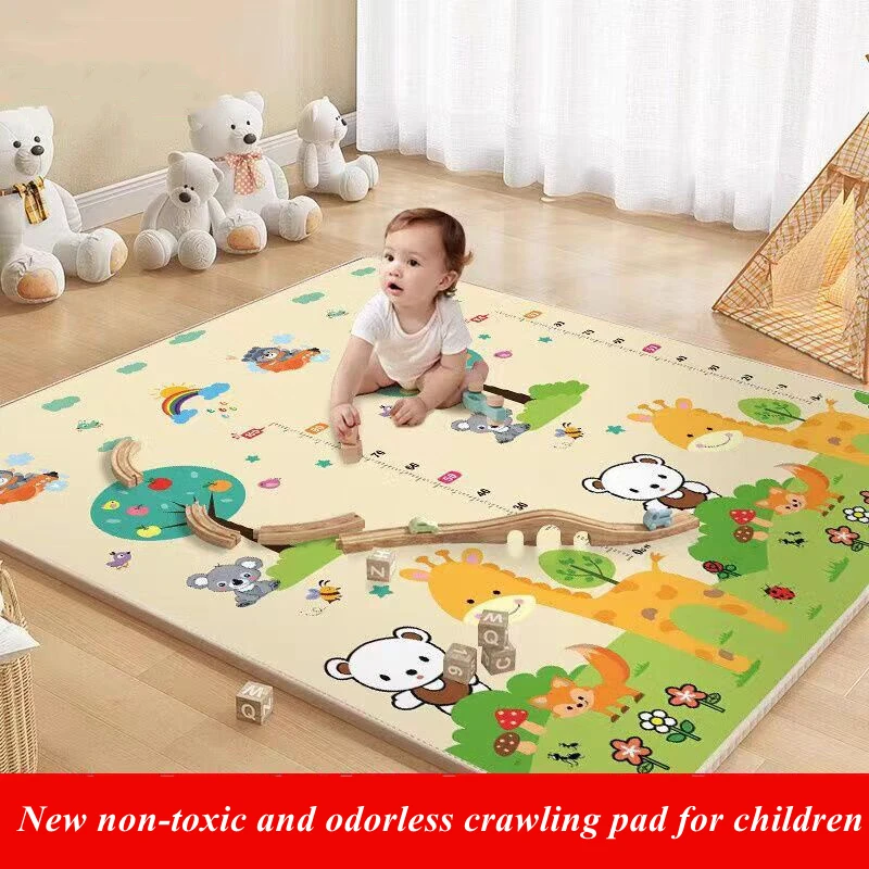 

Large Size New Thick Baby Crawling Play Mats Environmentally Friendly Folding Mat Carpet Play Mat for Children's Safety Rug Gift