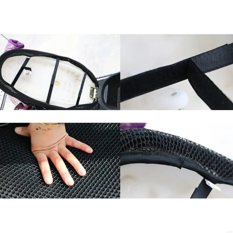 

X6HF M-3XL противоскользящая 3D-сетчатая ткань для мотоцикла, чехол для сиденья, дышащая сетка, сетка Co.