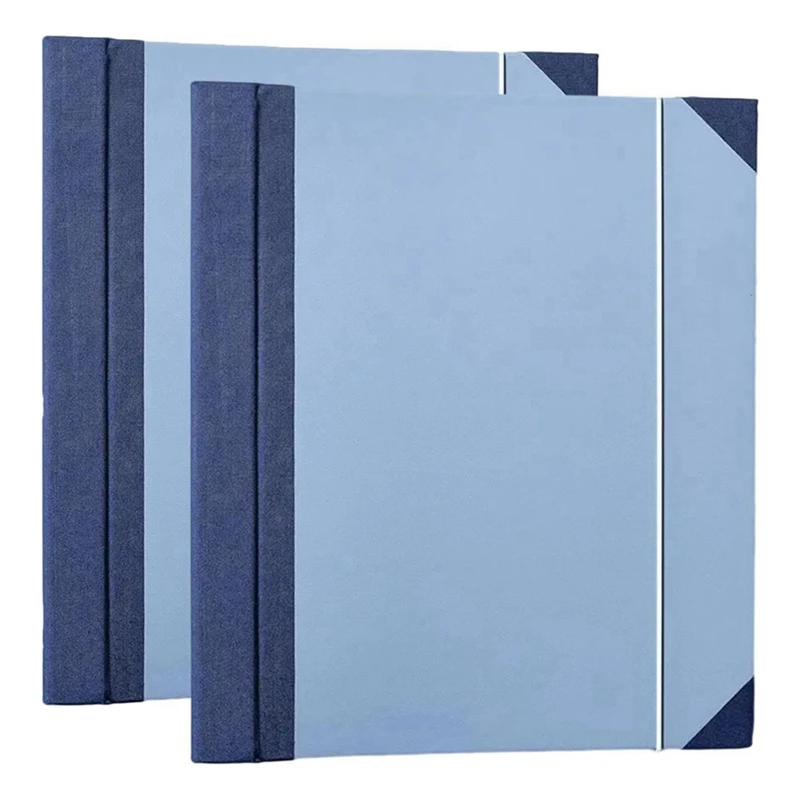 

Document Organizer Folios,Important Document Binder ,Estate Planning Organizer, Business Office Essential Tools Blue2pc