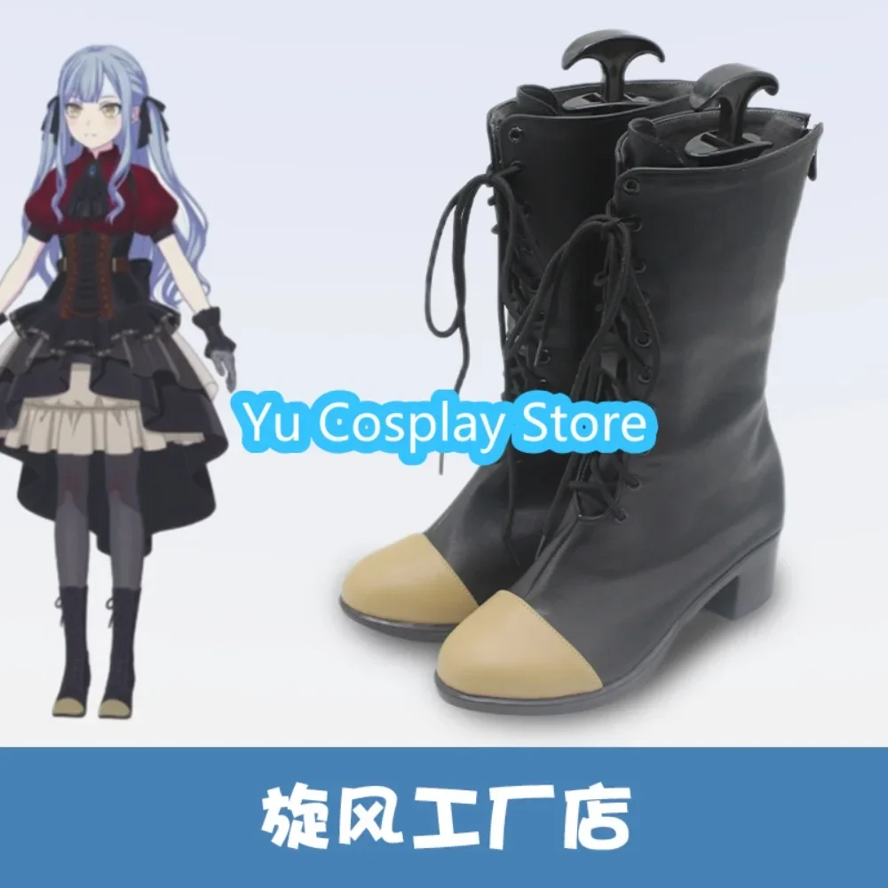 متجر يو كوسبلاي شوجو كاكو التأثيري أحذية أنيمي لعبة لعب الأدوار أحذية حفلة الهالوين