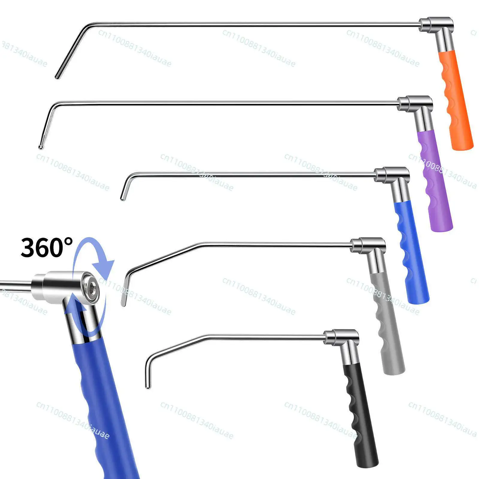 

Car Dent Repair Crowbar Set, Adjustable Handle, Paint-free Body Sheet Metal