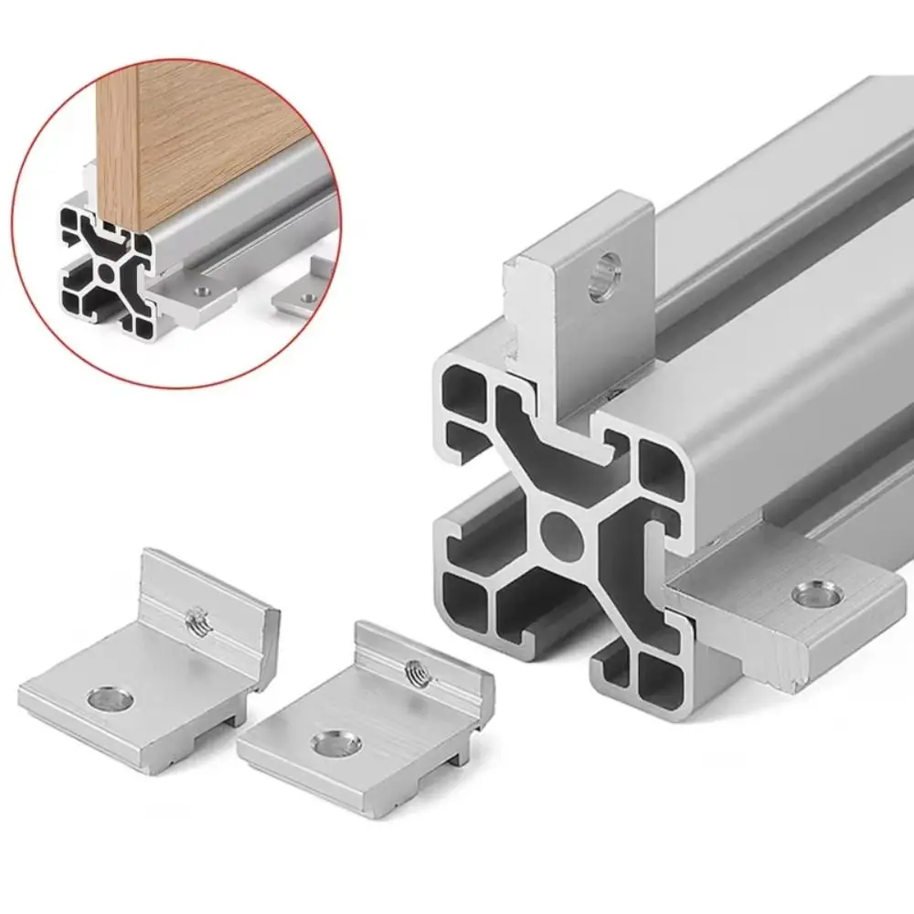 Durable High Strength Aluminum Profile Accessories Stable Support DIY Support Fixture Side Panel Fastener Frame Connection