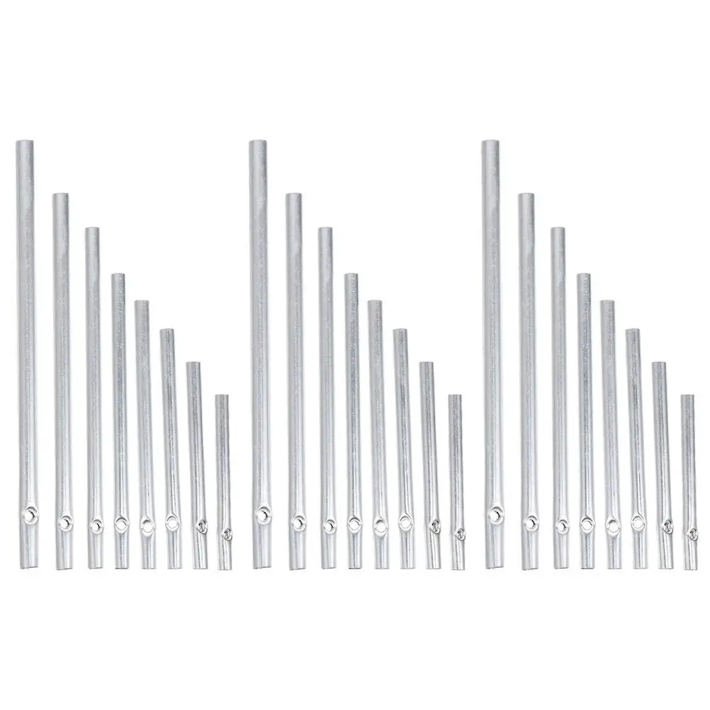 

24 PCS Wind Chimes for outside Outdoor Toys Supplies Child Flexible Aluminum Pipe