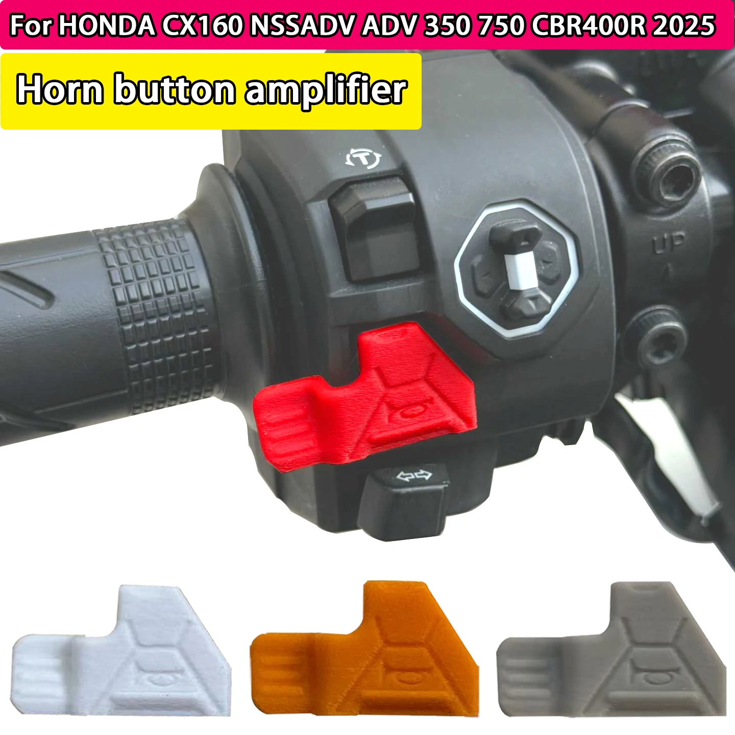 For Honda CBR650R CB650R CBR400R NSSADV ADV 350 750 PCX160 2025 Motorcycle Modification  Button Horn Switch Extender Extension