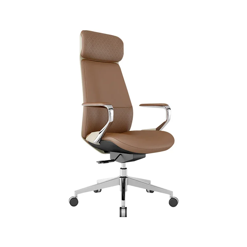 Light luxury boss chair, ergonomic chair, study villa leather chair, large class chair
