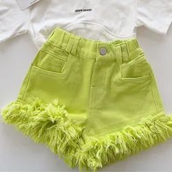 Fashion Summer Girls Shorts Pants Sweet Children Clothing Kids Clothes fringe Baby Girl Beach Shorts