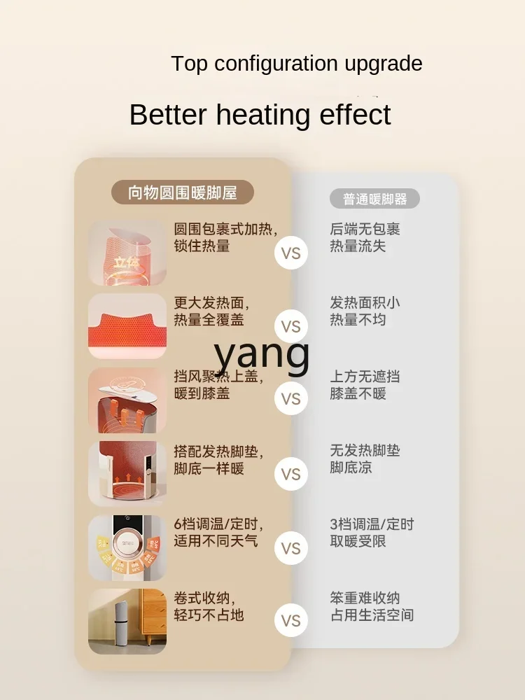 LH مكتب مكتب سخان الشتاء بطانية التدفئة الكهربائية أقدام الخبز الدافئة رائعة جهاز تدفئة الساق #3