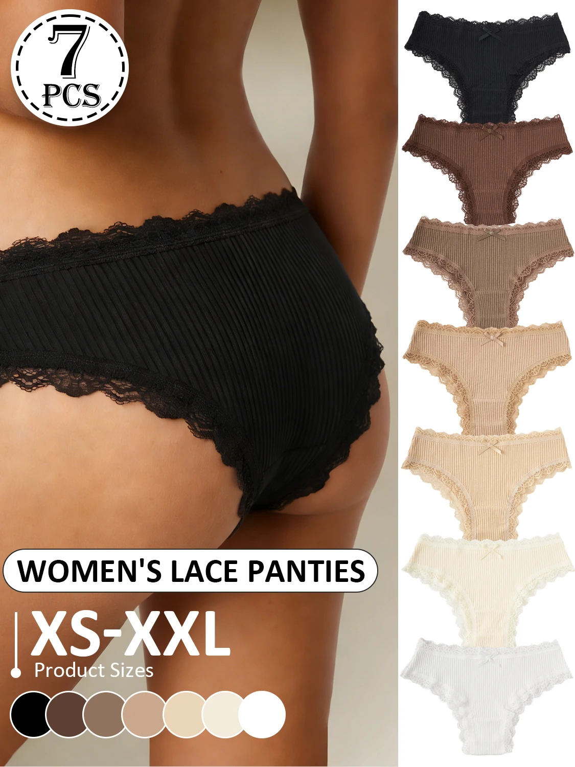 Thumbnail 4 - #37 Latest Womens Lace Trim Comfort Panties Updates