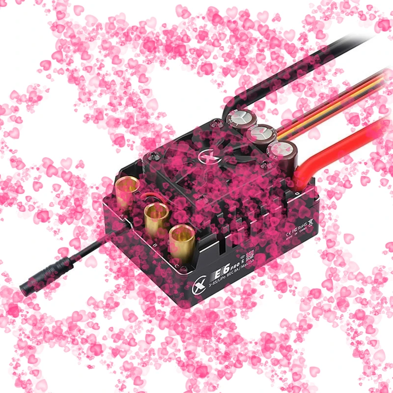 

Бесколлекторный регулятор скорости XC E6PRO ESC 300A (3~8S) для скоростных радиоуправляемых машин масштаба 1/7 и 1/6