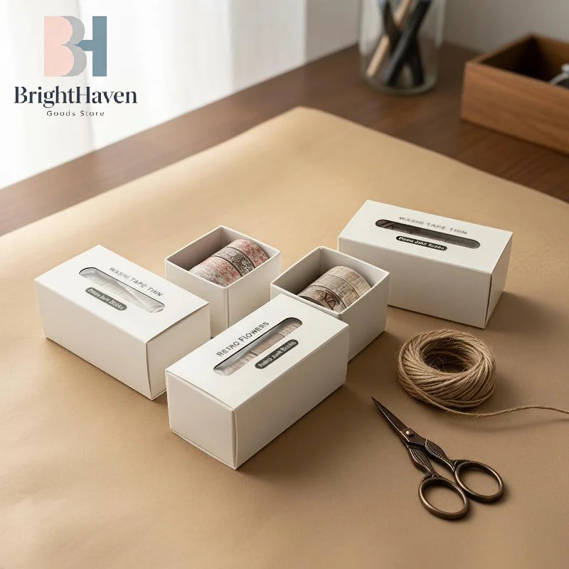 8Pcs Retro Tapes Scrapbooking Supplies Vintage Decorative Adhesive Grid Masking Tape Diary Decoration Stickers For Art DIY B.H