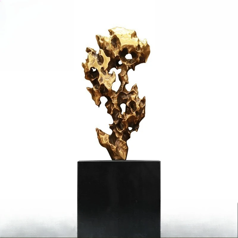 Taihu stone ornaments, new Chinese art stone carving hotel villa entrance living room decorations, craft gifts