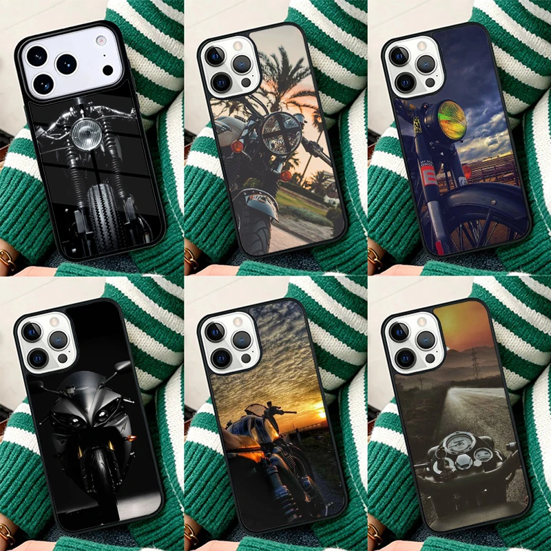 Best Latest Cool motorcycle Shockproof Phone Case for iPhone 17 Air 16e 15 11 12 14 13 Pro Max Cover Coque