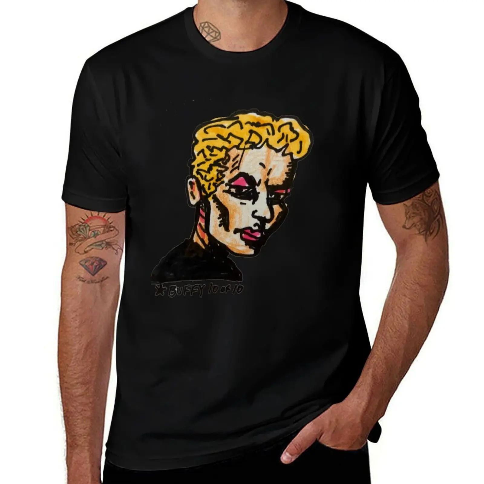 

 Bufffy 10 of 10 SPIKE T-Shirt cotton man t-shirts for a boy Short sleeve tee quick drying t shirts for men pack