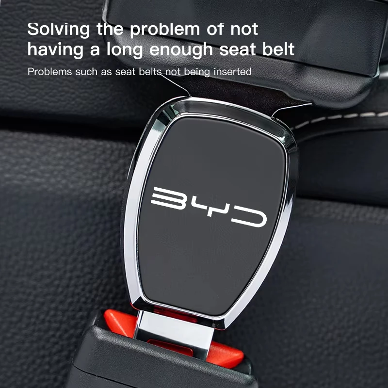 

Seat Belt Extender Buckle Plug Car Safety Belt Insert Buckle For BYD Atto 3 Dolphin Seal U Seal Seagull Han Tang Yuan PLUS