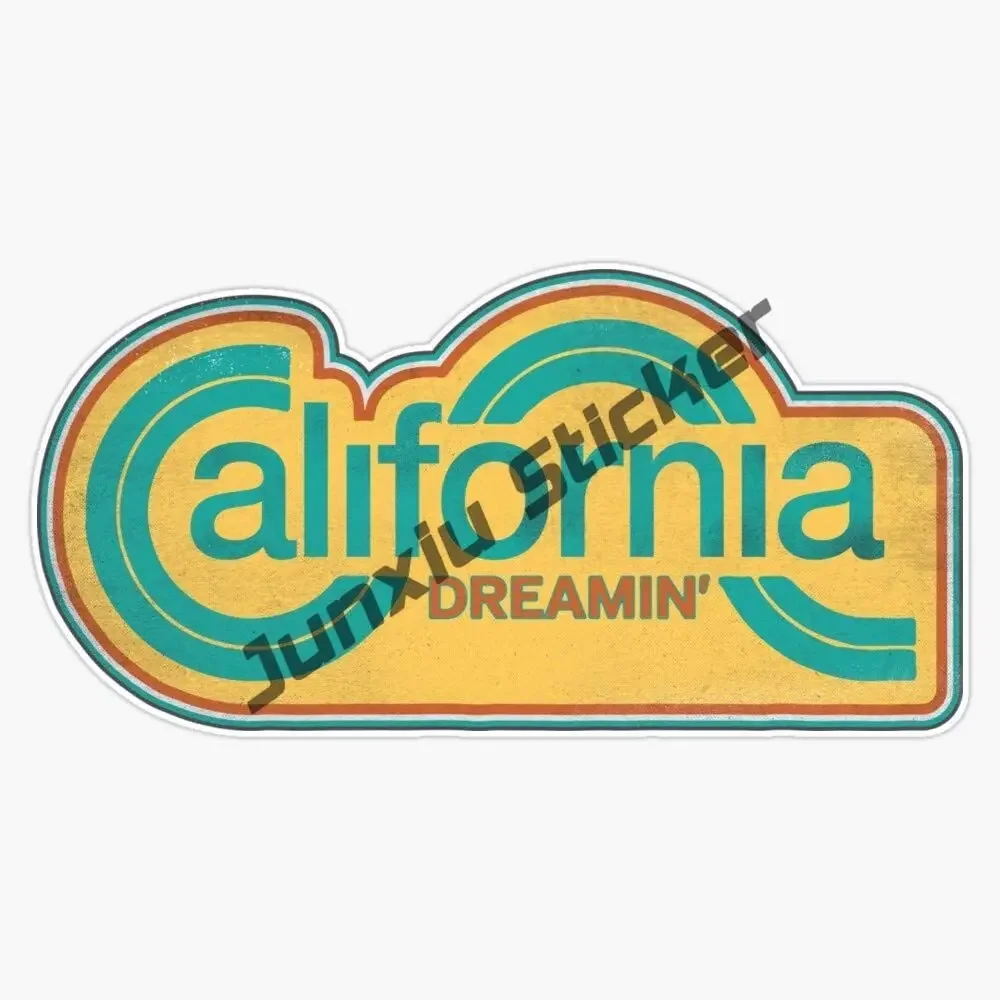 California Outdoor Landscape Stickers Aesthetic California Decals Sticker California Dreaming DIY Luggage Laptop Bike Skateboard