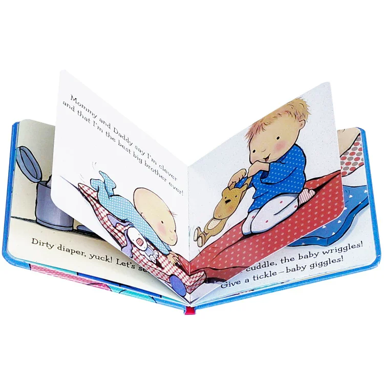 I Am a Big Brother Picture Book Education Hardcover Book Children's Learning English Montessori Classroom Educational Toys