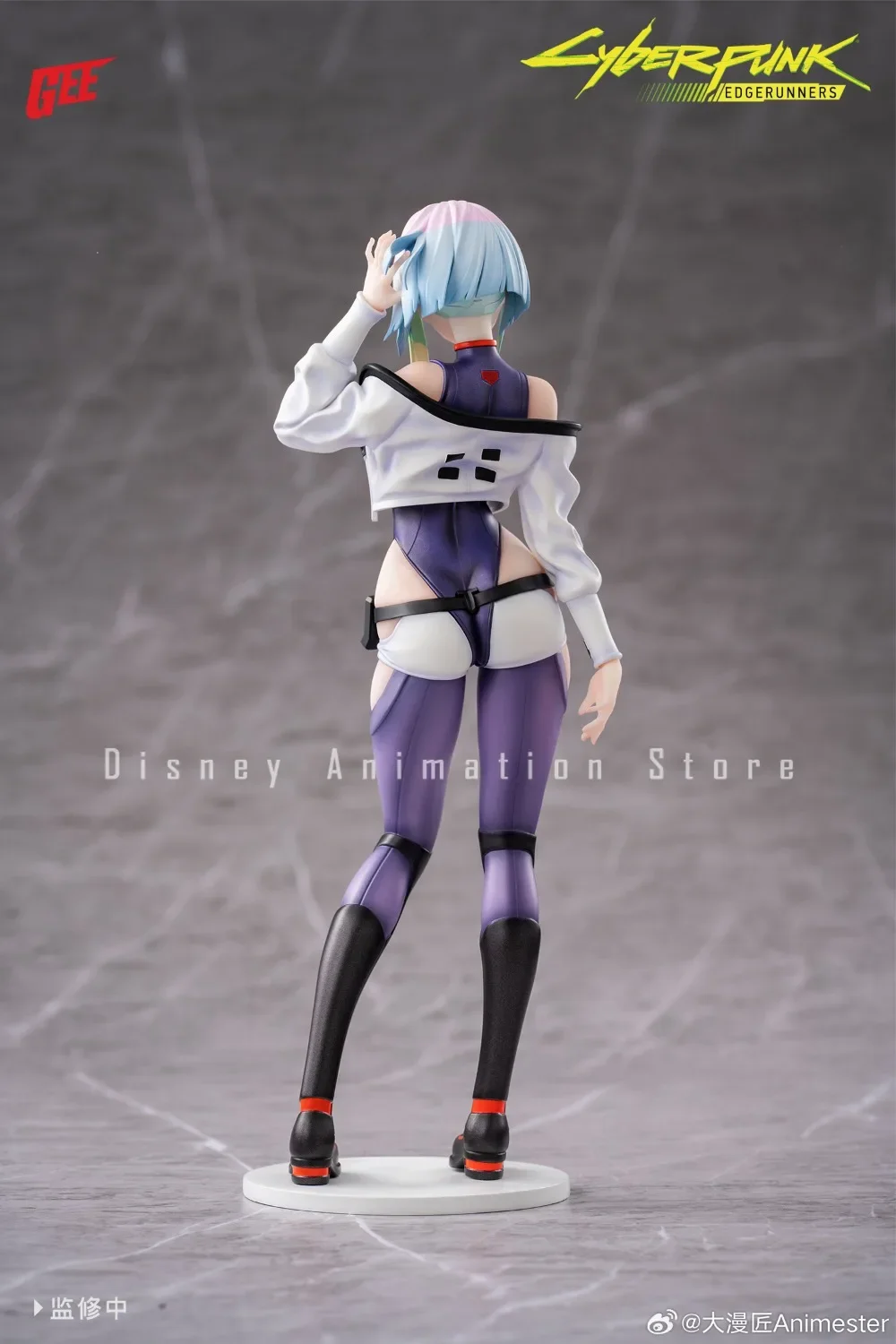 100% Originele AniMester 1/7 GEE CYBERPUNK: EDGERUNNERS LUCY PVC 24 CM Anime Actiefiguren Model Collectie Speelgoed Kawaii Hobby