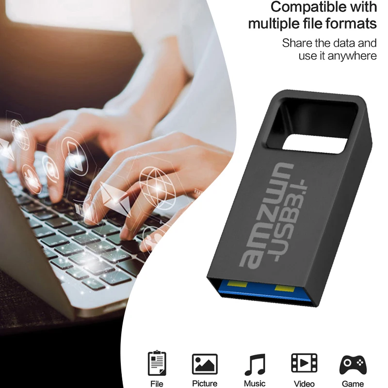 16gb 32gb 64gb 128gb USB3.1 Super Flash Stick Metal Mini Pendrive High-Speed Memory for PC Computer U disk