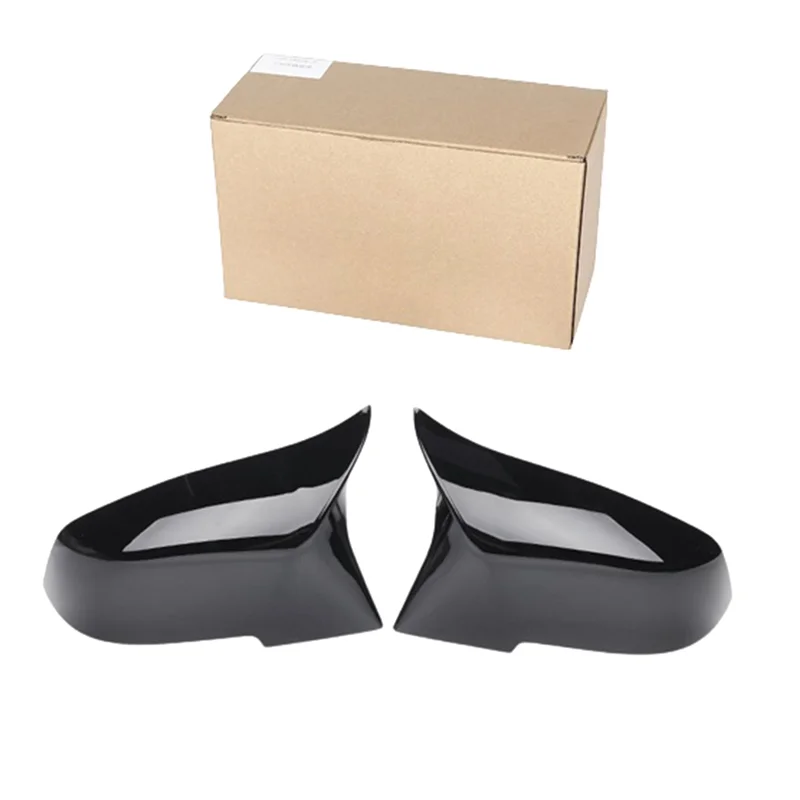 Car Door Mirror Covers, Gloss Black Replacement Rearview Side Mirror Covers Caps Rearview Replacement