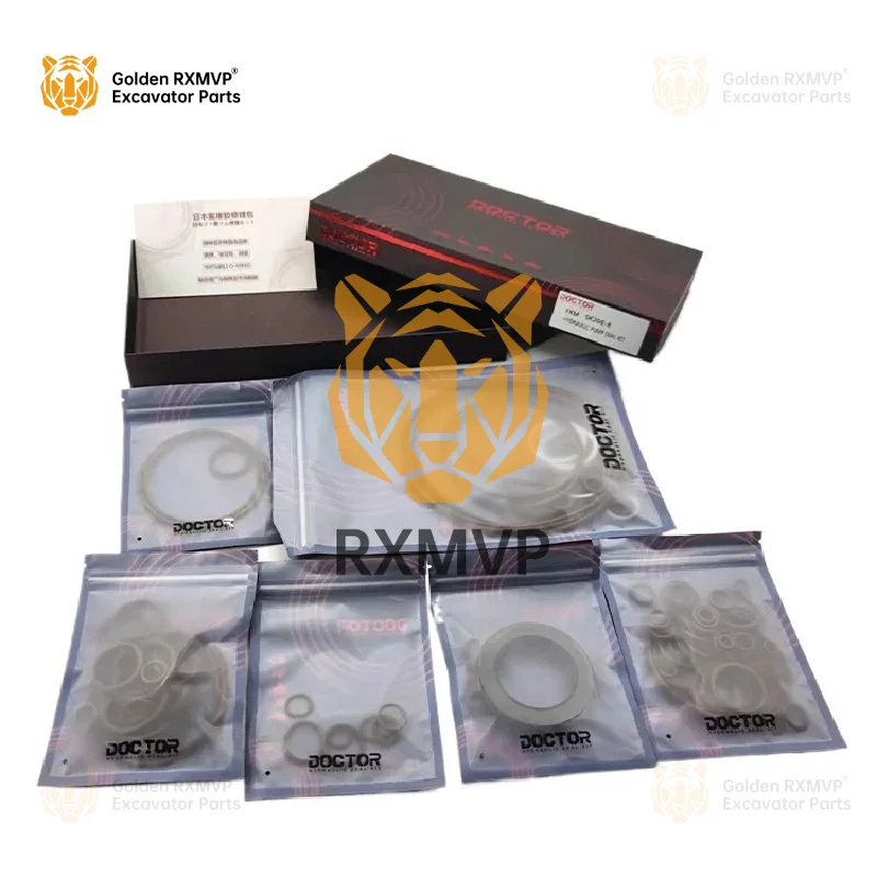 For Kobelco Hydraulic Main Pump Seal Rebuild Repair Kit Set With Fkm Material SK200 8 Excavator