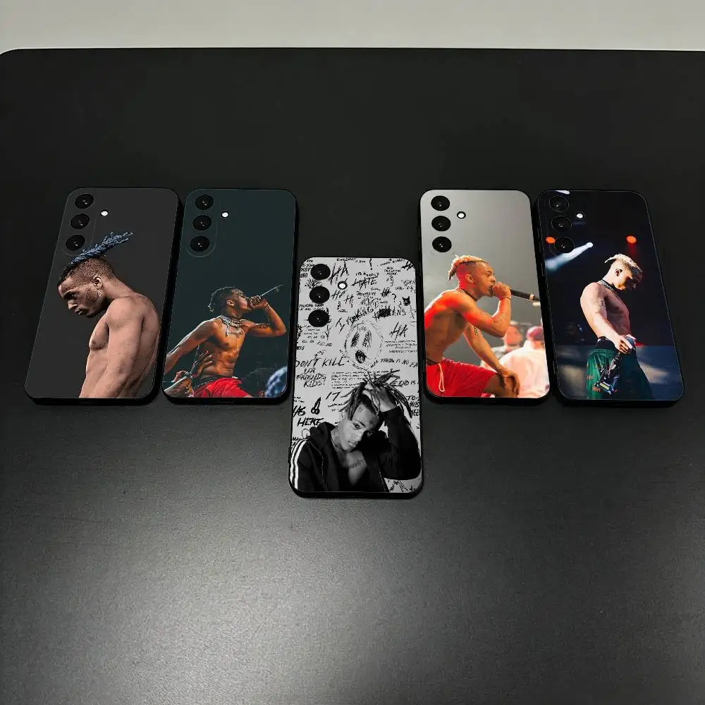 

Xxxtentacion Bad Cool Rapper Phone Case For Samsung Galaxy A73,A72,A71,A70,A53,A52,A51，Black Shell ll