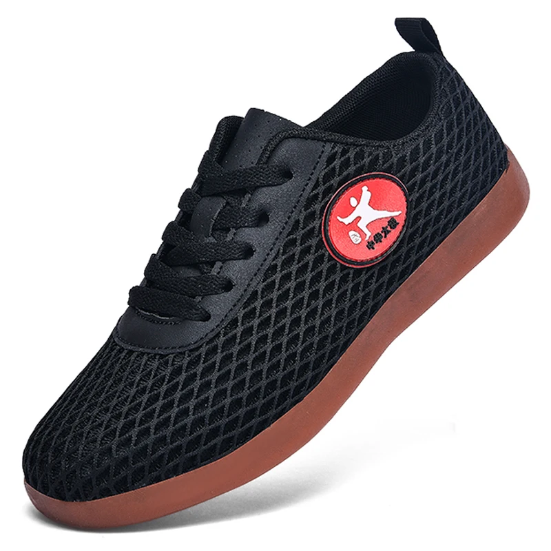 

Summer breathable mesh Tai Chi shoes for men and women, tendon sole non-slip martial arts shoes, kung fu training shoes