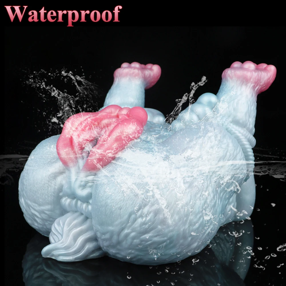 SMMQ Animal muslo y pie alienígena taza de masturbación silicona suave realista coño bolsillo masturbador de un solo canal para hombres juguete sexual