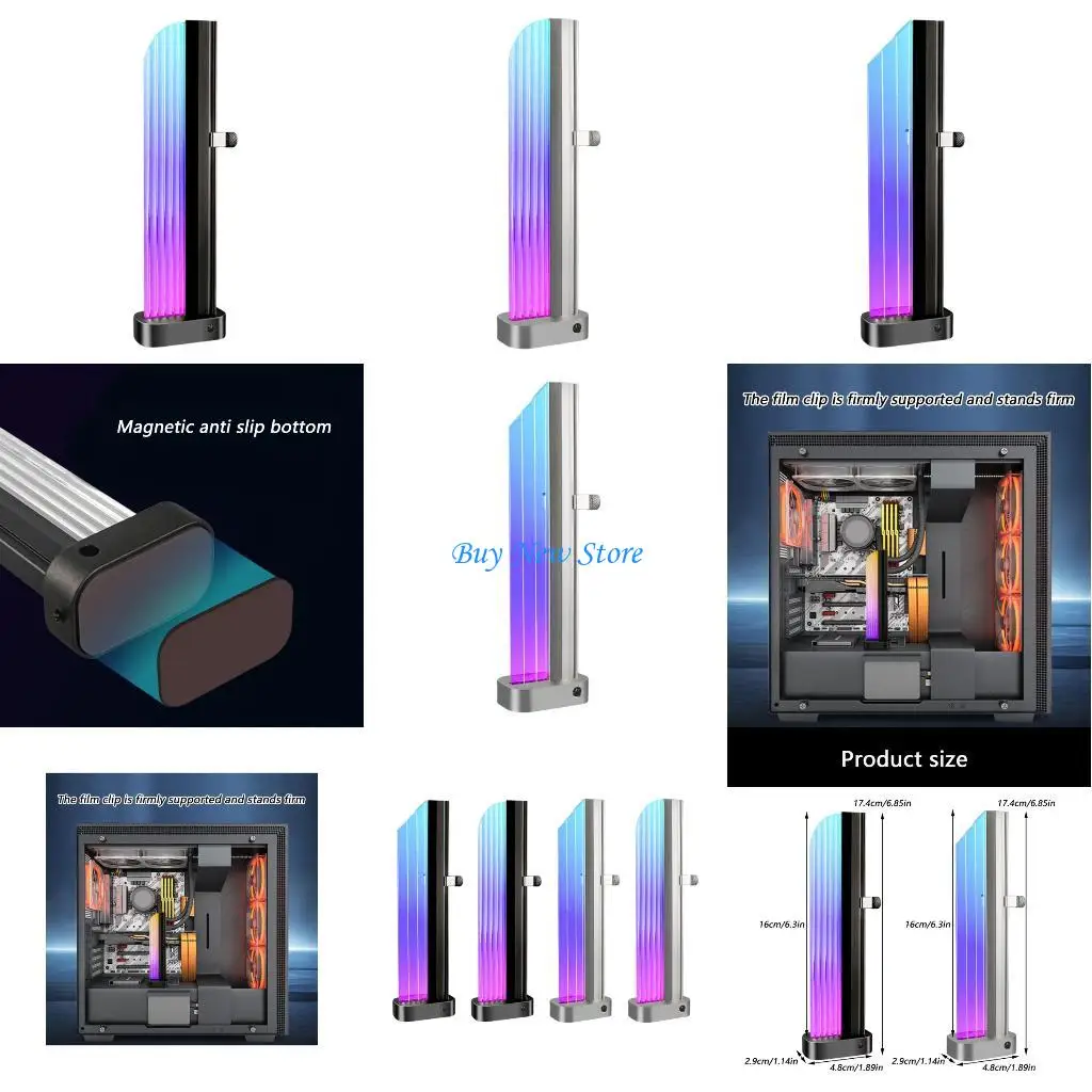 

20CE Acrylic Light GPU Holder Addressable ARGB Syncs AntiSag Design Universal Compatibility Quick Installation