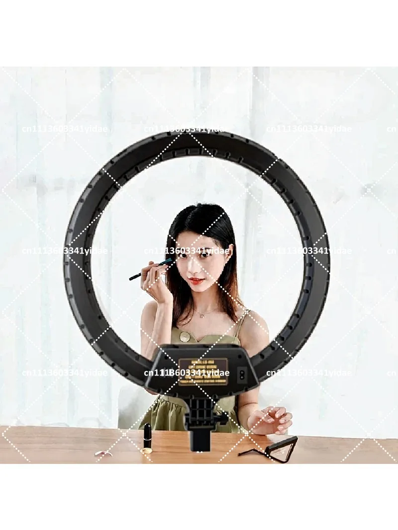22-Inch Portable Ring Light with Phone Tripod for Live Stream, Video Recording, Photography