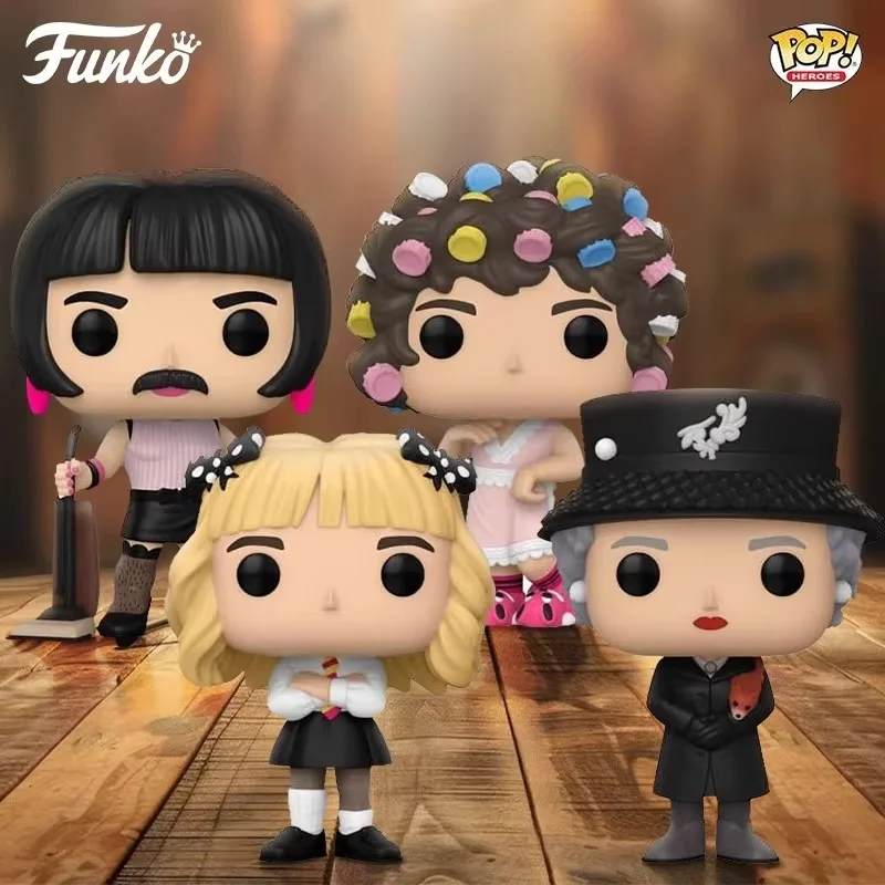 Genuine Funko Pop Rock Queen Band I Want To Be Free 4 Pieces Of Figurines And Models Of Desktop Ornaments Gifts