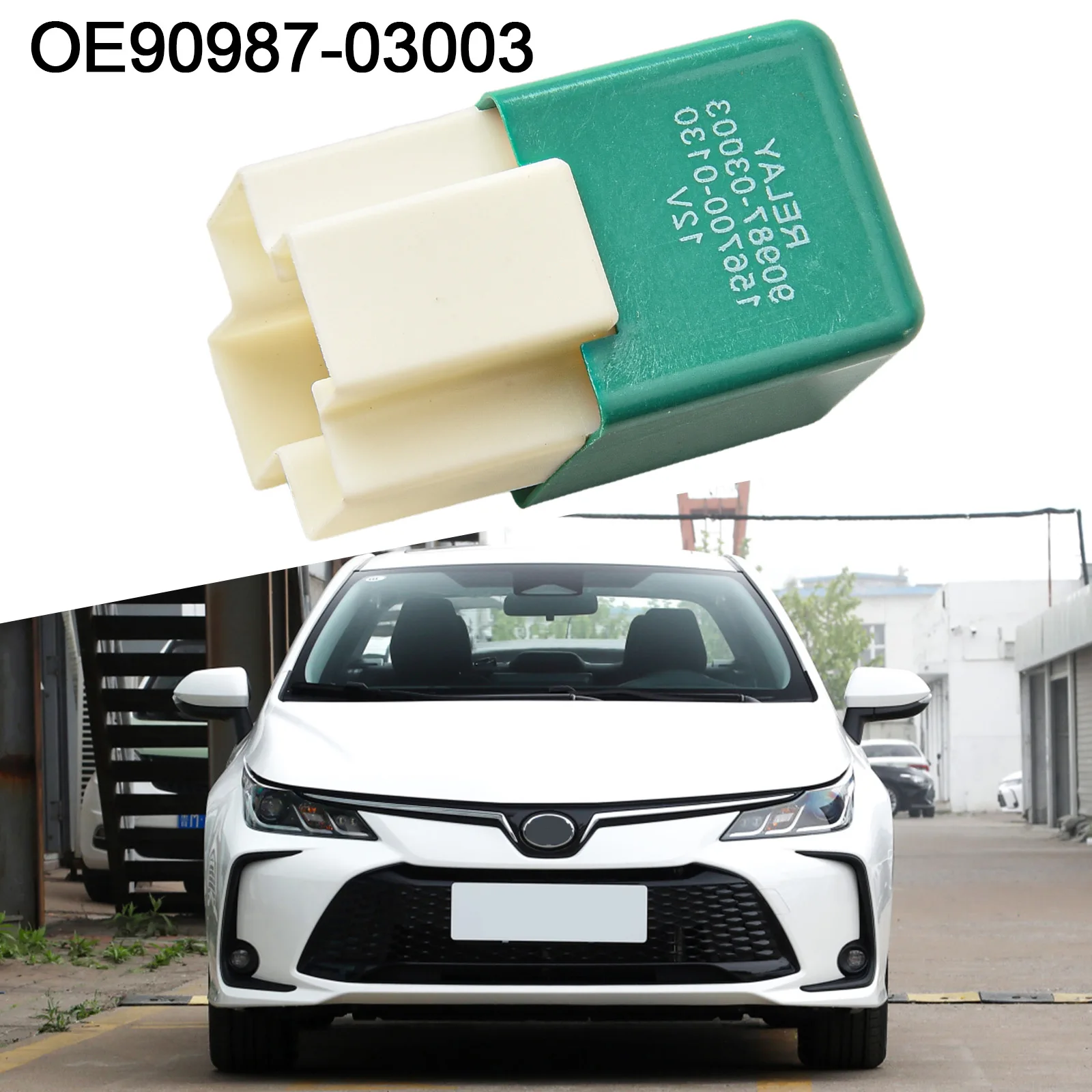 1pcs Cooling Fan Relay For Toyota Lexus Fuel Pump 4-Pin 12V 90080-87026 De/nso 156700-0901 Engine Control Module