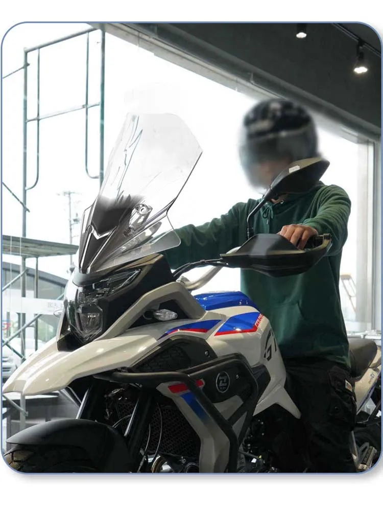 Suitable for Kaiyue 500X/400X/525X modified GV model windshield height enlarged front glass deflector winding plate