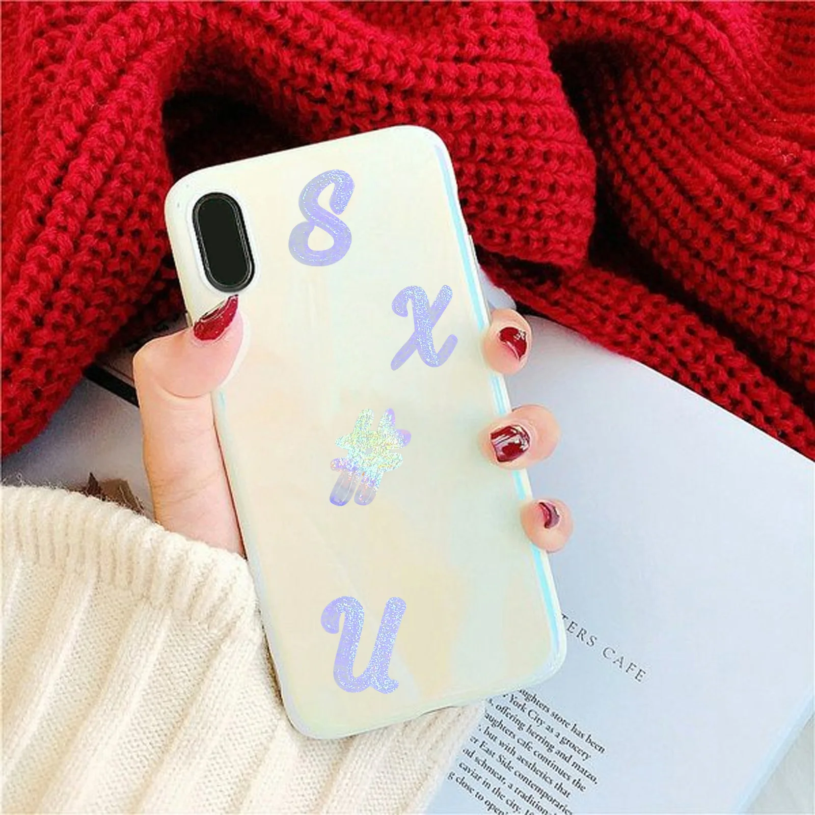 

10 Sheets Hand Account Alphabet Number Stickers Glitter DIY Crafts Decal Decorative DIY Greeting Cards Envelope Diary Stickers